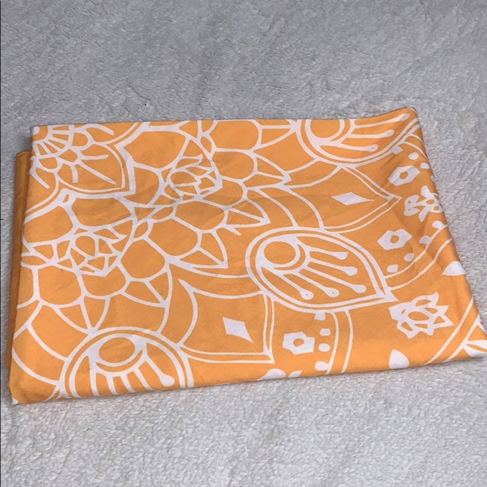 Orange-yellow wall tapestry